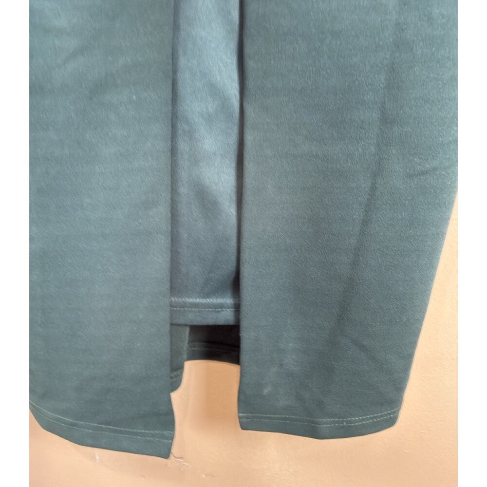 Lulus Teal Blue Strapless Maxi Dress With Split Front Hem Formal Gown XS NWT - Picture 14 of 15